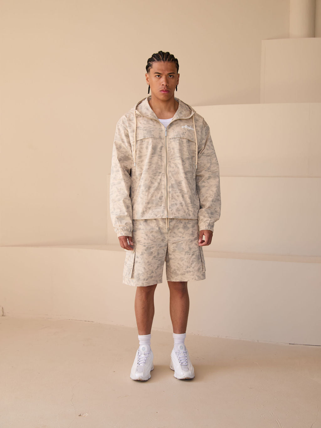 Almeria Windbreaker Set Beige