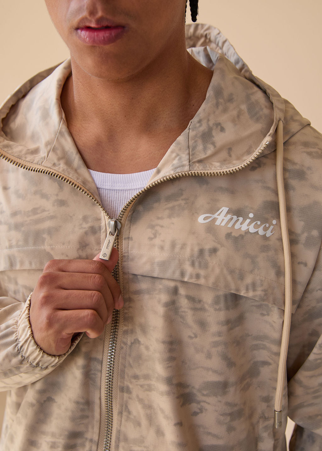Almeria Windbreaker Set Beige