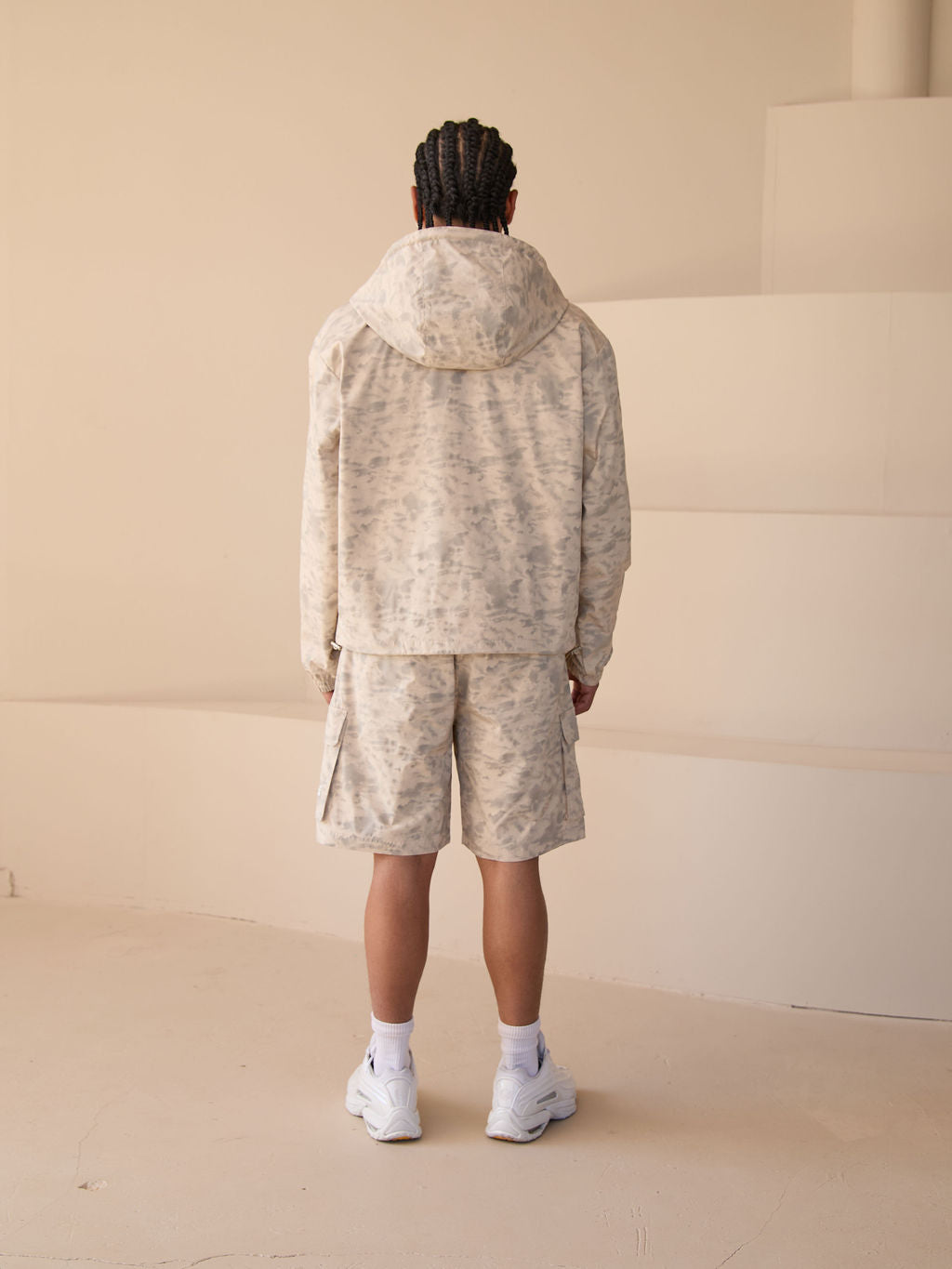 Almeria Windbreaker Set Beige