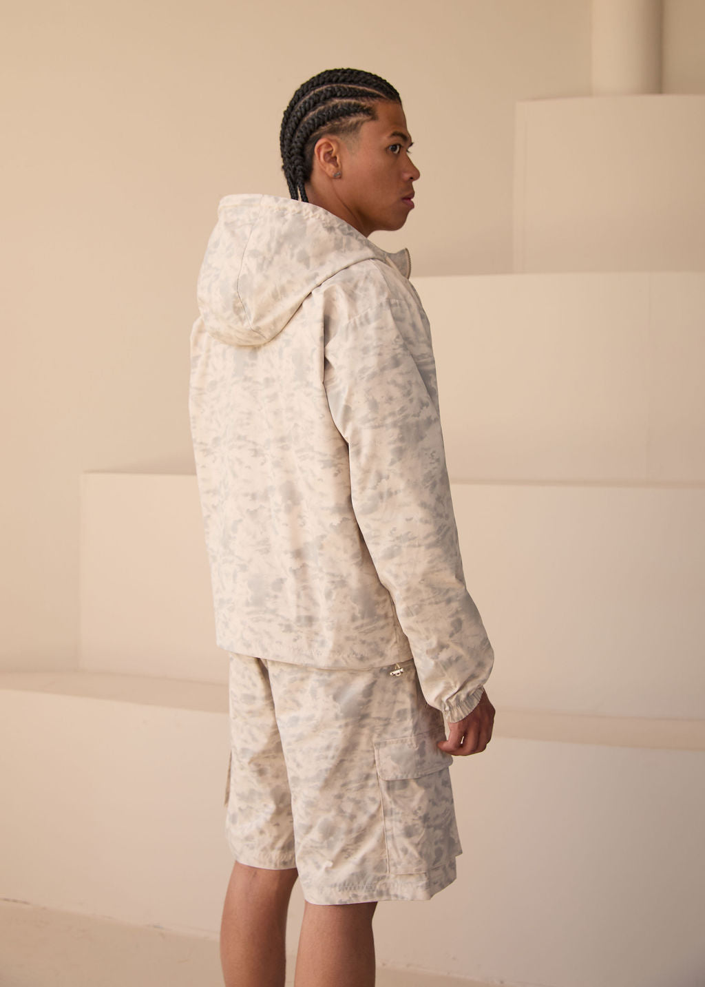 Almeria Patroon Shorts Beige