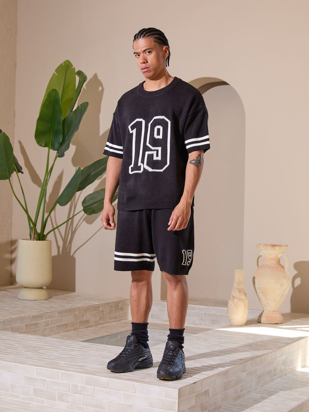 Nantes Jersey de Punto Negro