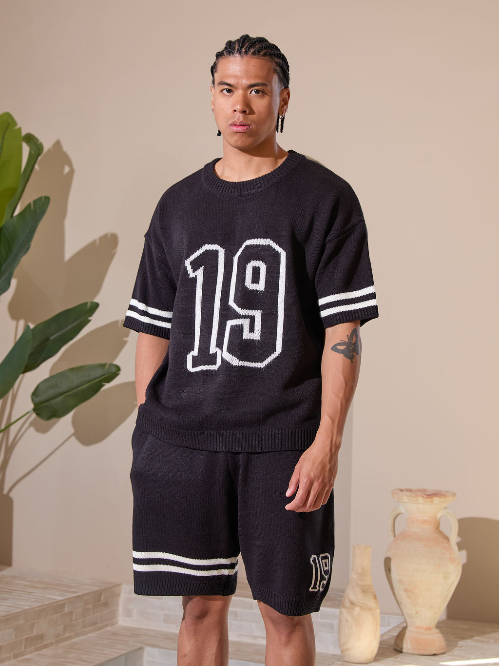 Nantes Jersey de Punto Negro