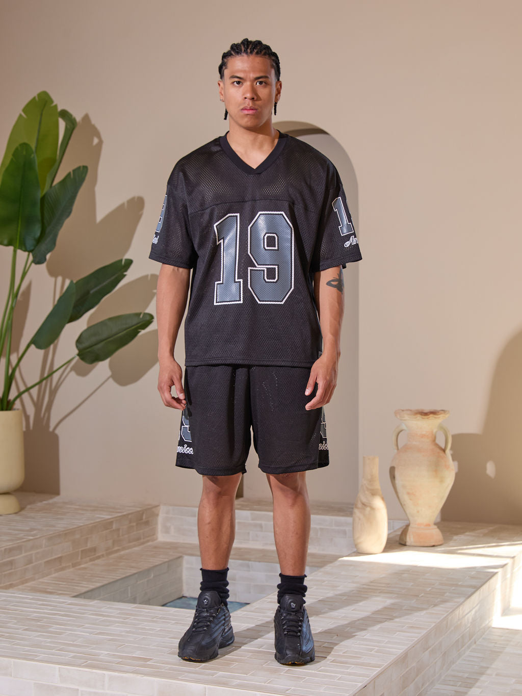 Macizo Mesh Shorts Black