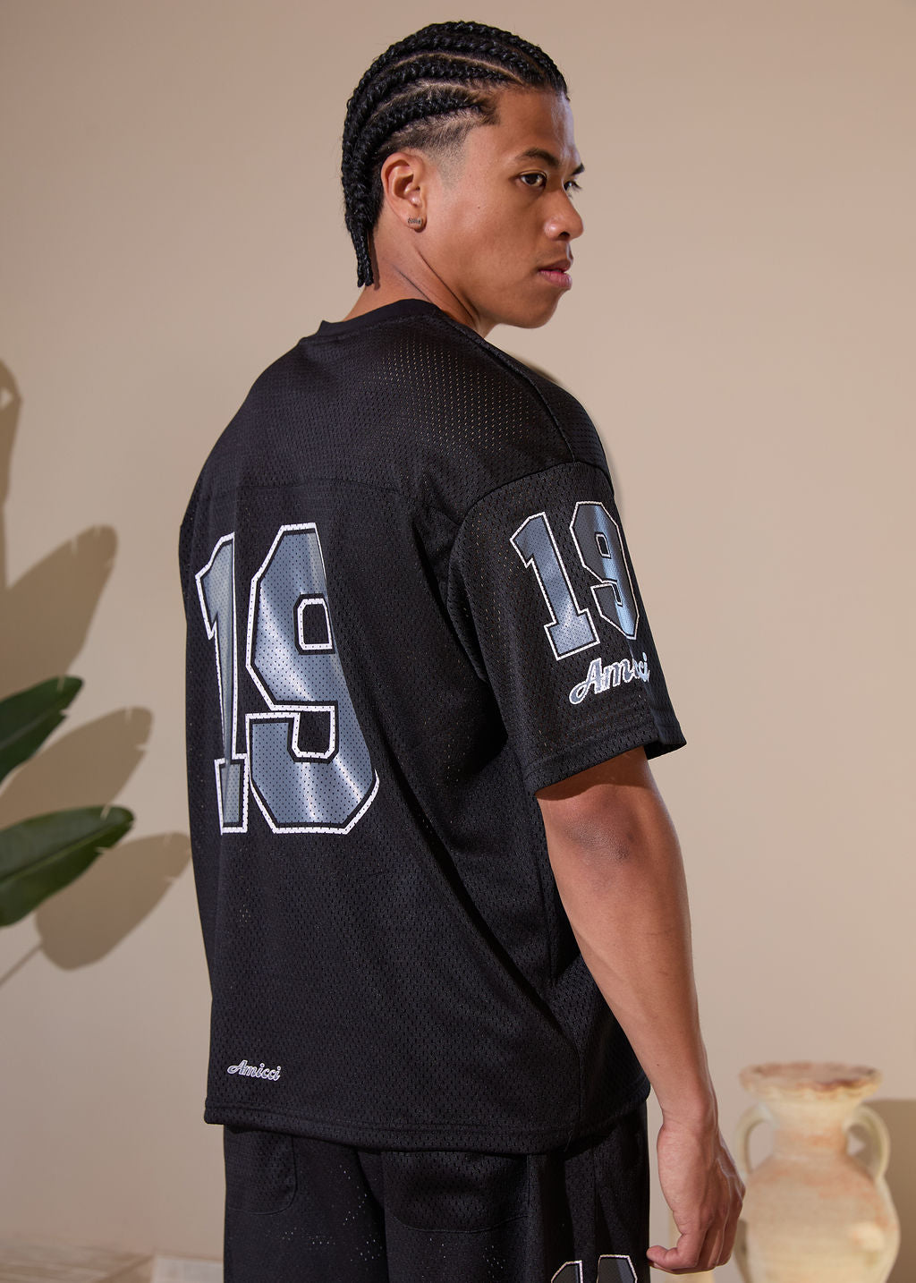 Macizo Mesh Jersey T-Shirt Black