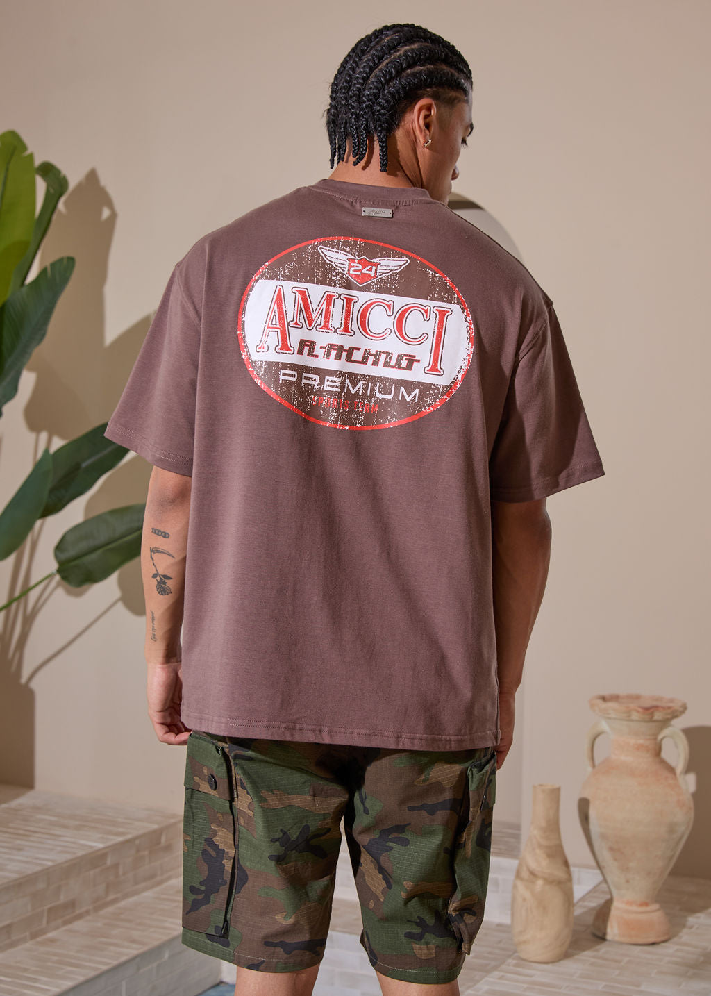 Tabor Cargo Camo Shorts