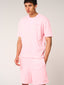 Tempest Waffle Knit T-Shirt Pink