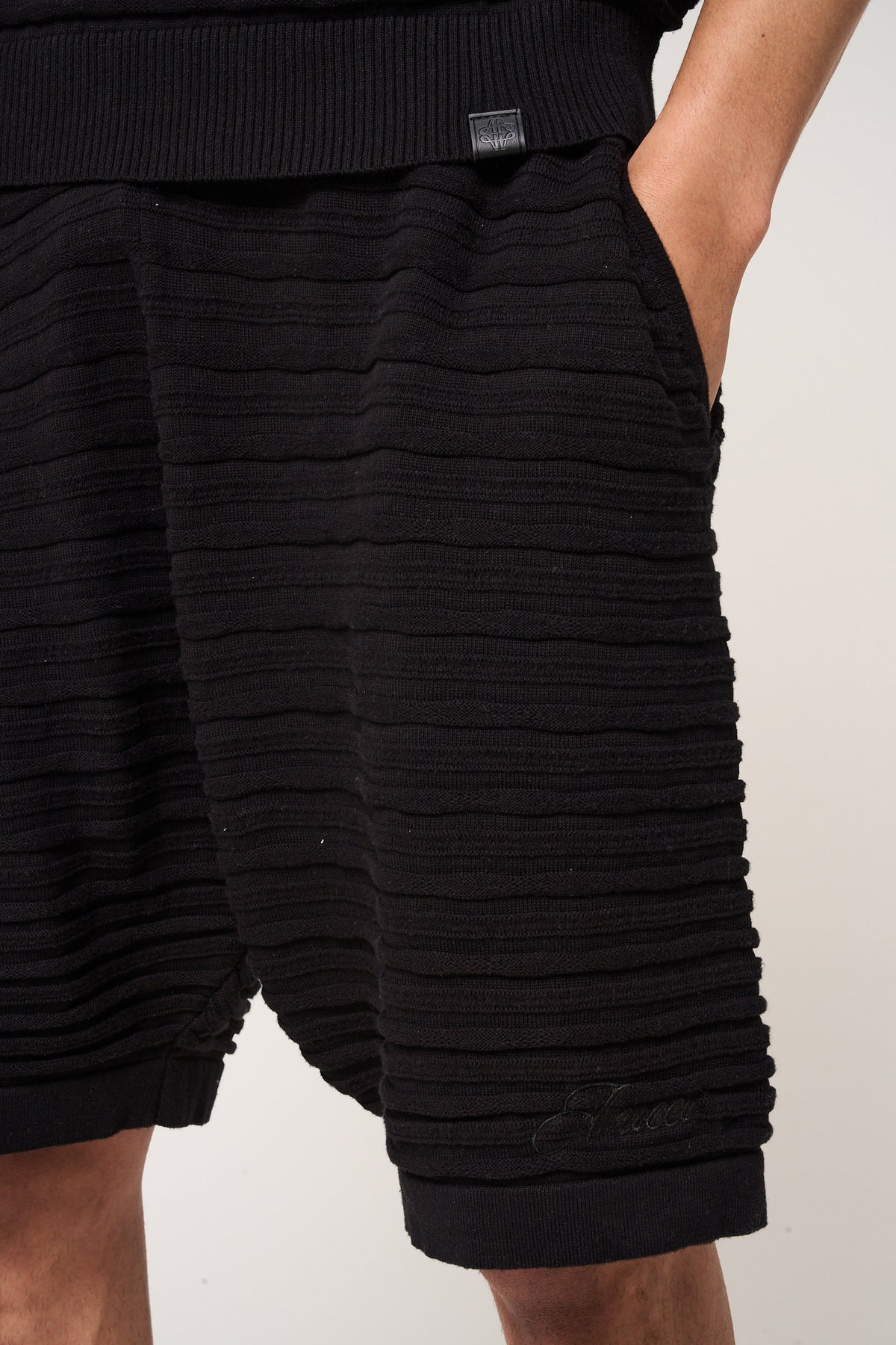 Dune Knitted Shorts Black