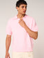 Dune Knitted Polo Pink