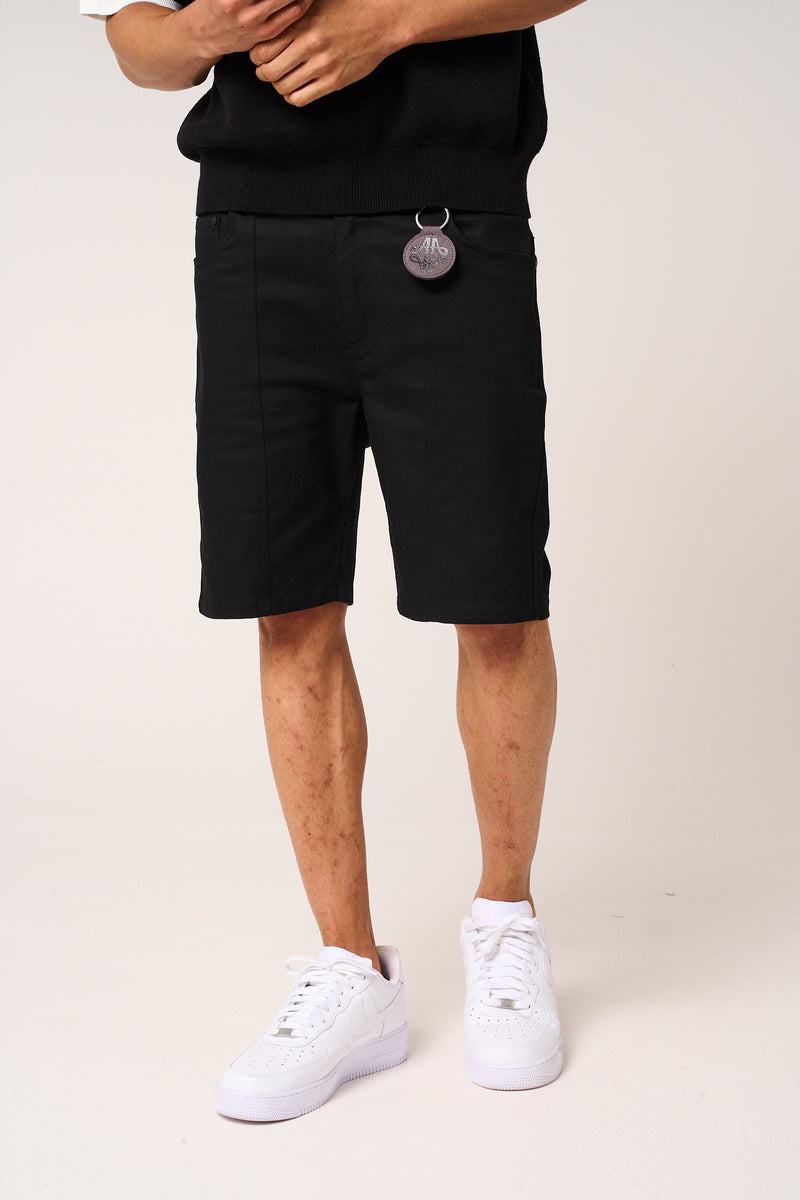 Sarito Cotton Twill Shorts Black