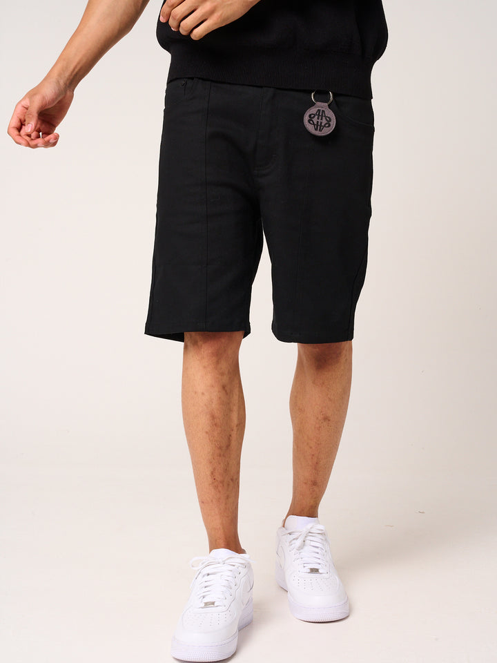 Sarito Cotton Twill Shorts Black