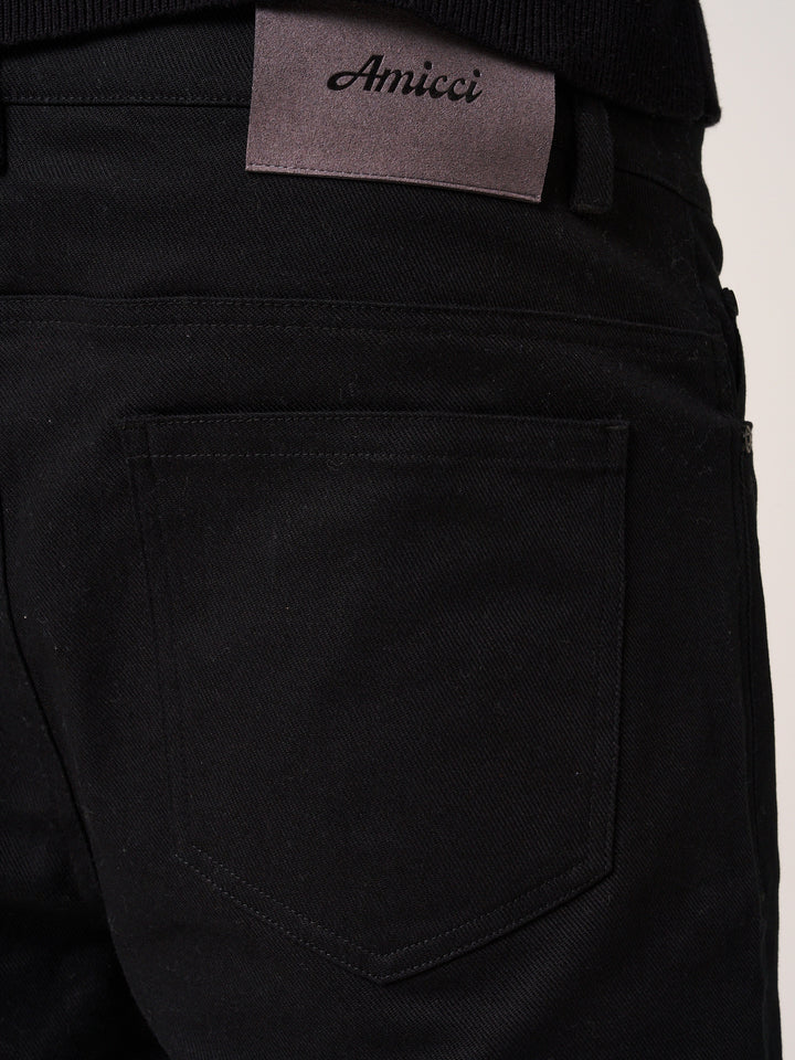 Sarito Cotton Twill Shorts Black