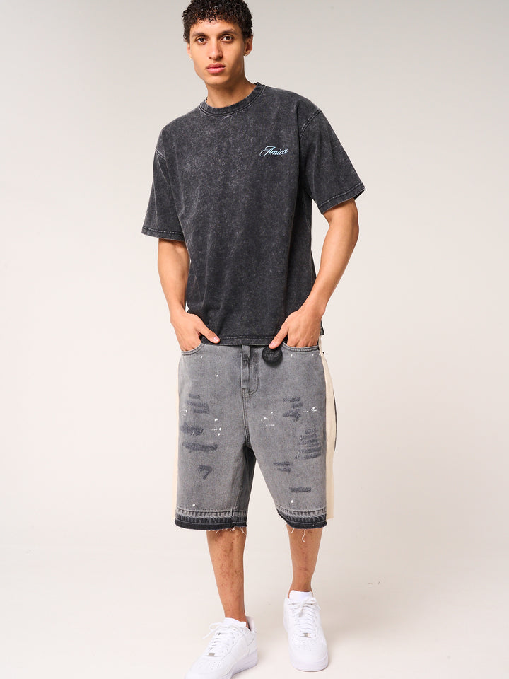 Renato Graphic T Shirt Washed black