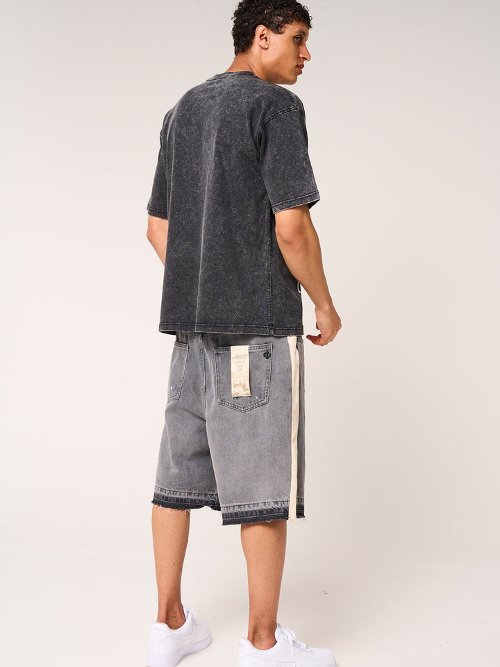 Rimini Graphic T Shirt Washed Black