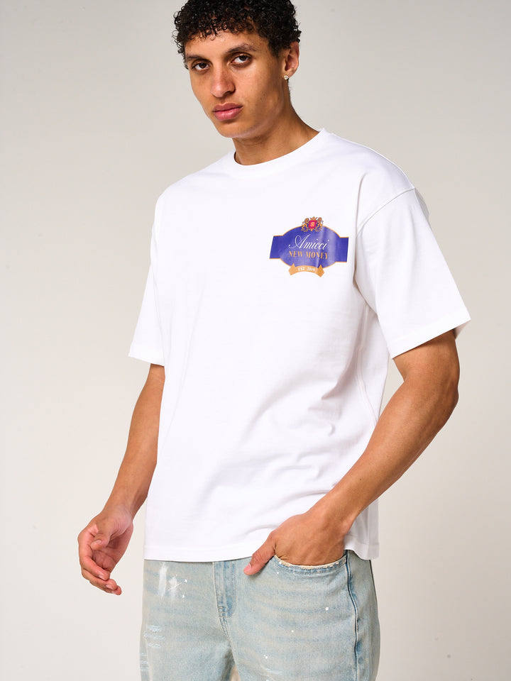 Beppe Graphic T shirt White