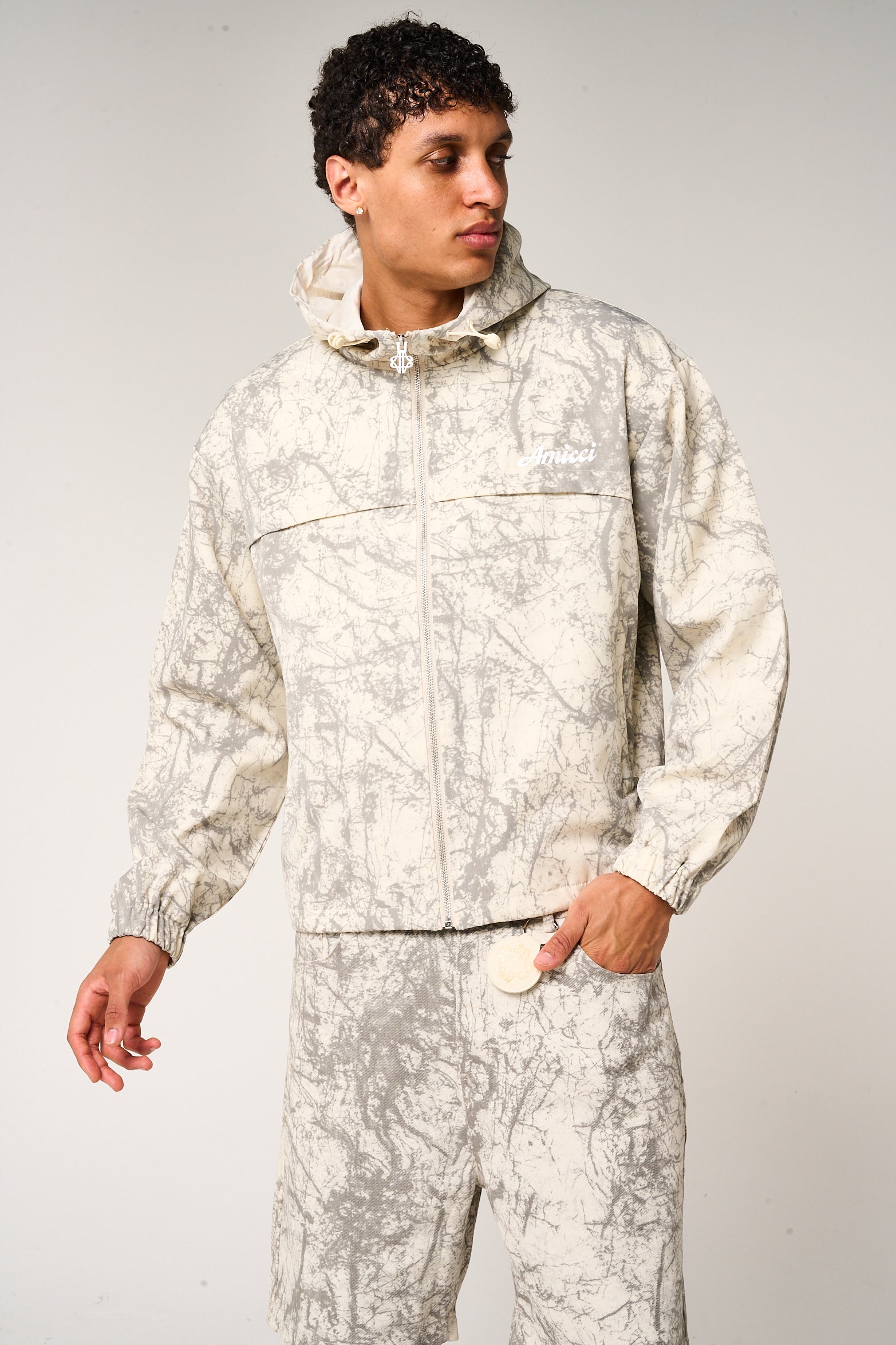 Orazio Camo Windbreaker