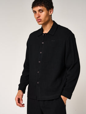 Vesper Linen Shirt Black