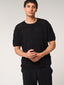 Araz Knitted Patterned T Shirt Black