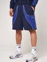 Placido Navy Shell Shorts