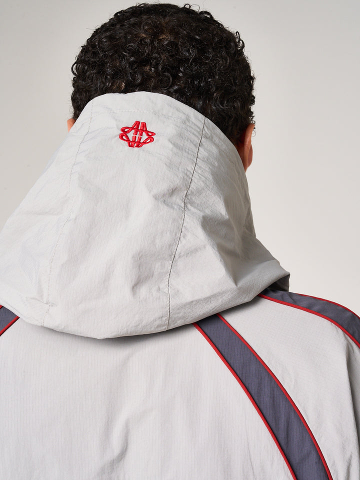Placido Grey Shell Windbreaker