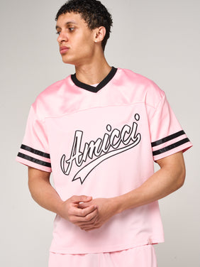 Bulevar Mesh Jersey Pink