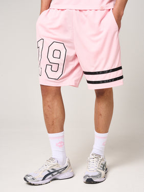 Bulevar Mesh Shorts Pink
