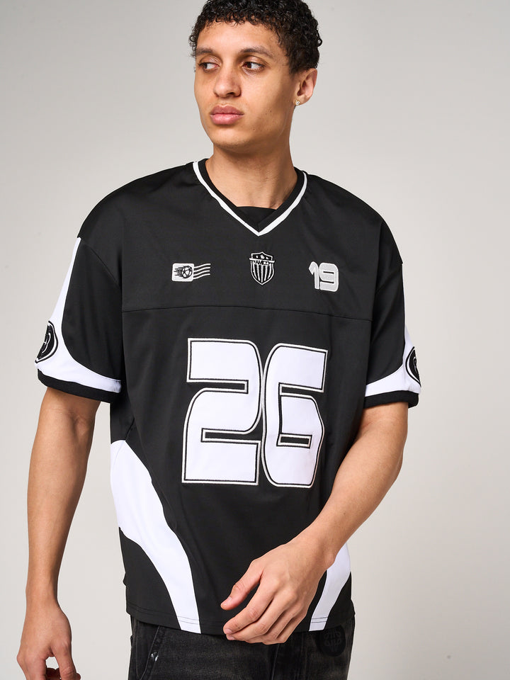 Paseo Football Jersey Black