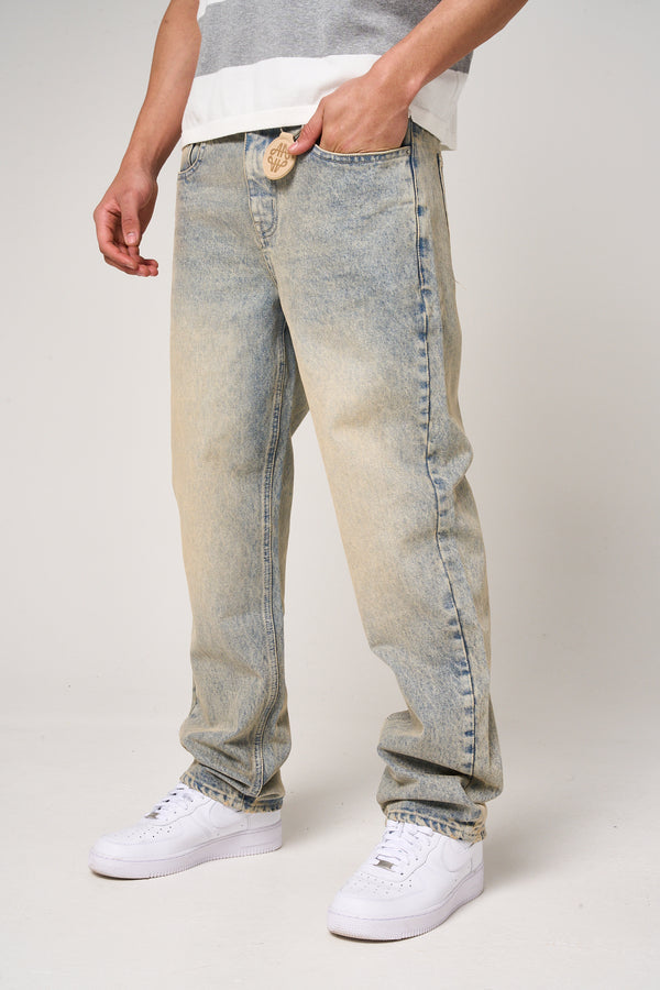 Lennox Tinted Blue Straight Jean