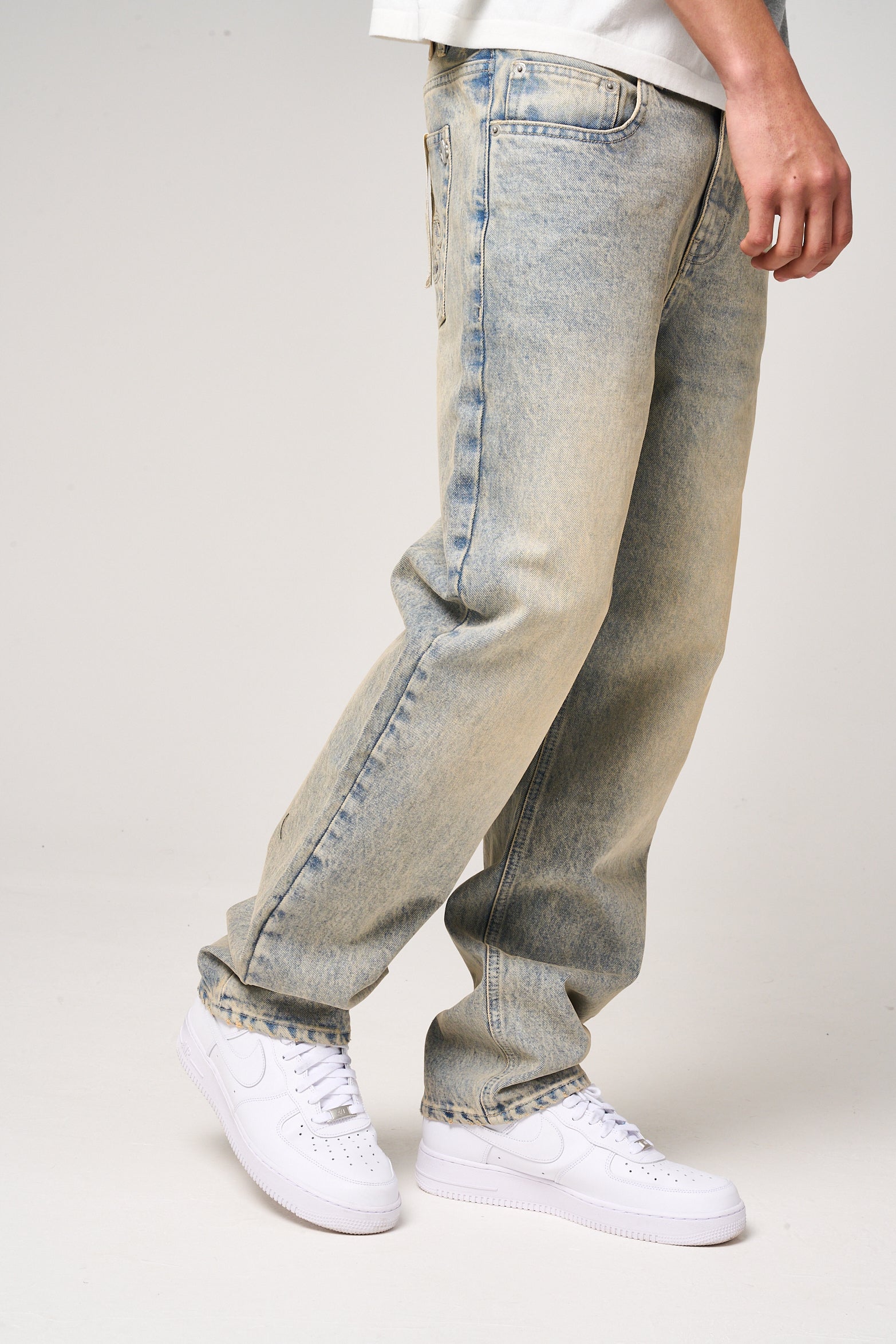 Lennox Tinted Blue Straight Jean