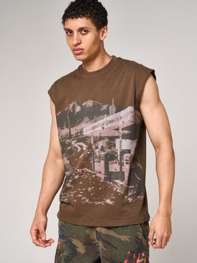 Junction Sleeveless Graphic T
