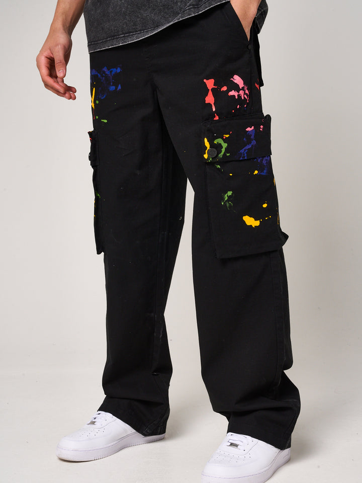 Colonel Cargo Pants Black