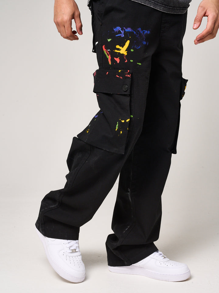 Colonel Cargo Pants Black