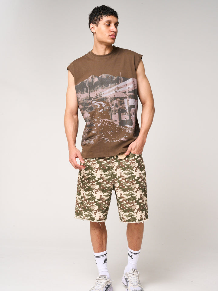 Guerrero Camo Denim Shorts