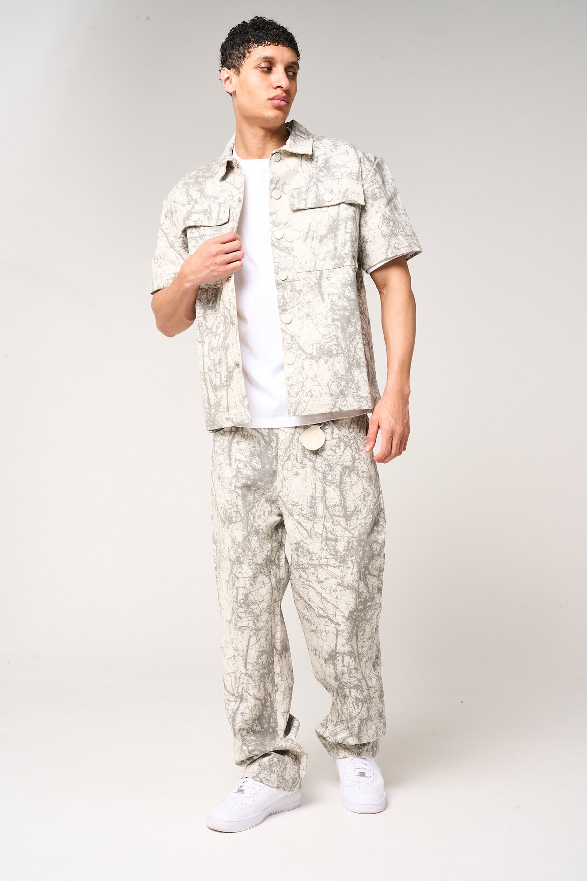 Orazio Beige Camo Pants