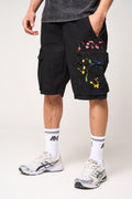 Colonel Cargo Shorts Black