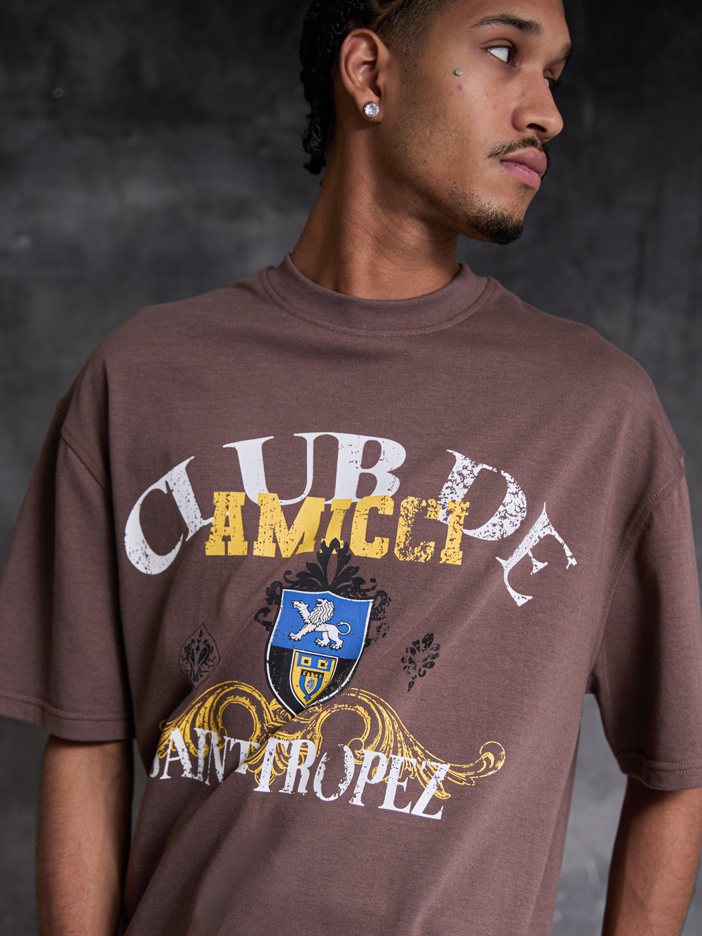 Topez Bruine T-Shirt