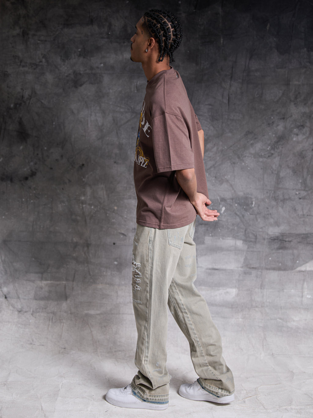 Topez Bruine T-Shirt