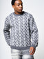 Pasquale Grey Knitted Sweatshirt