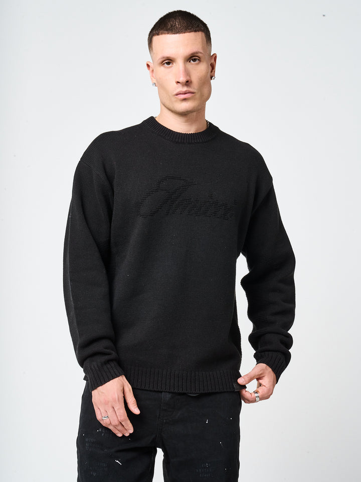 Trieste Black Logo Sweatshirt