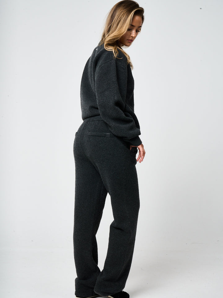 Dexter Charcoal Knitted Joggers