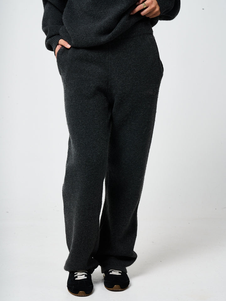 Dexter Charcoal Knitted Joggers