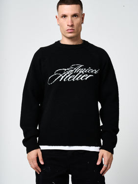 Latina Black Logo Sweatshirt