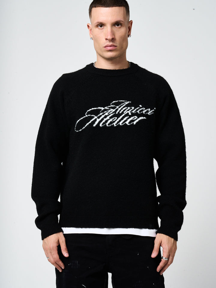 Latina Black Logo Sweatshirt