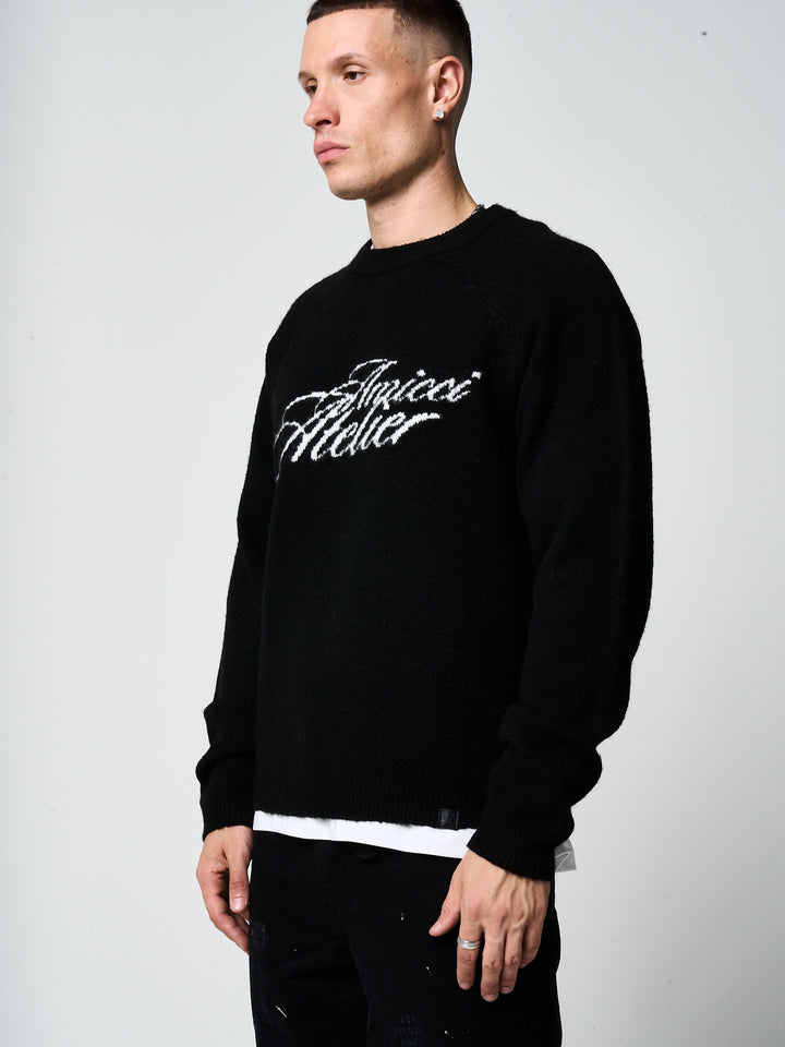 Latina Black Logo Sweatshirt