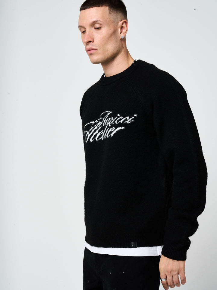 Latina Black Logo Sweatshirt
