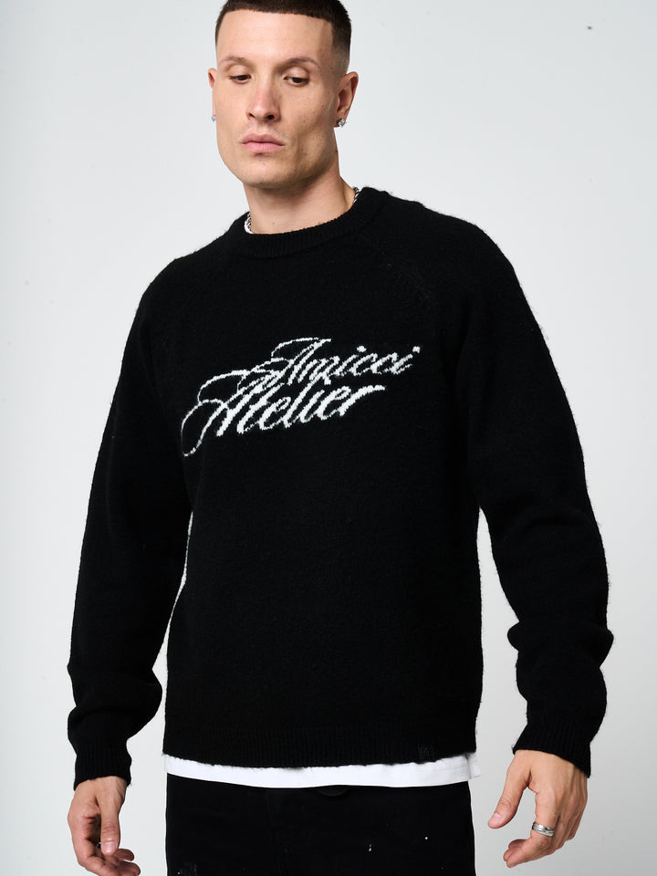 Latina Black Logo Sweatshirt