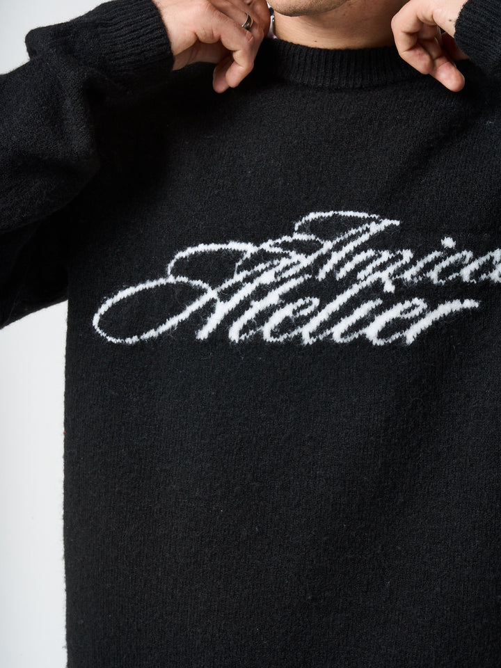 Latina Black Logo Sweatshirt