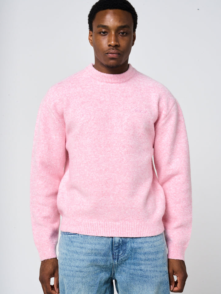 Dexter Pink Knitted Sweatshirt