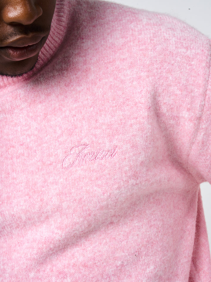 Dexter Pink Knitted Sweatshirt