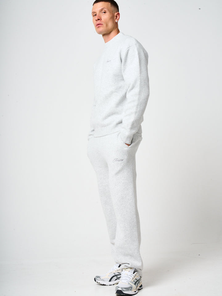 Dexter Grey Knitted Sweatshirt