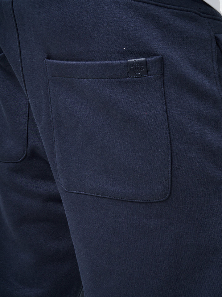 Doakes Navy Logo Embroidery Jogger